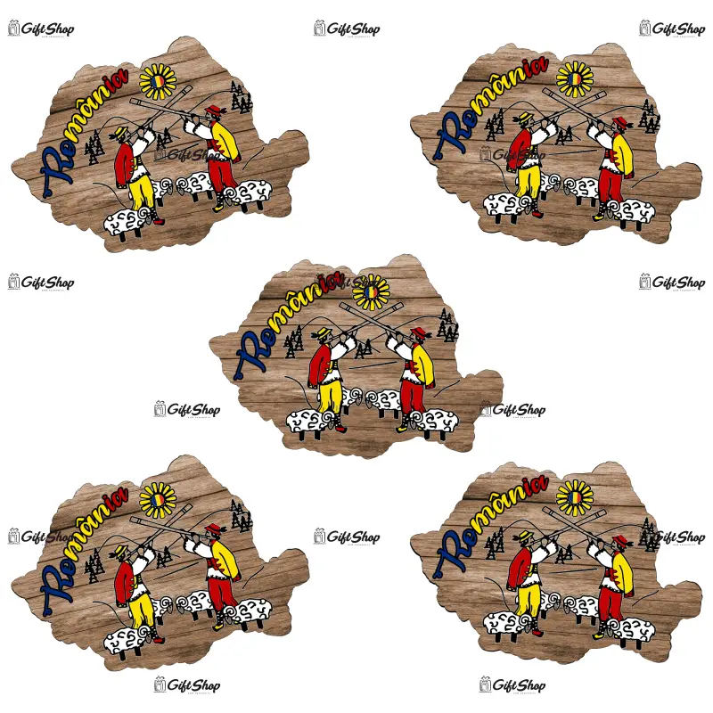 Mgs022-magnet frigider-harta romania